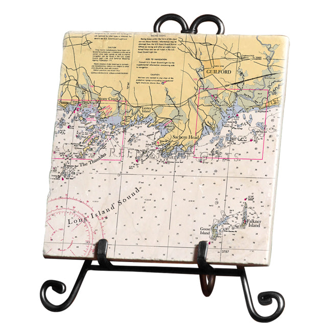 Guilford, CT - Marble Trivet