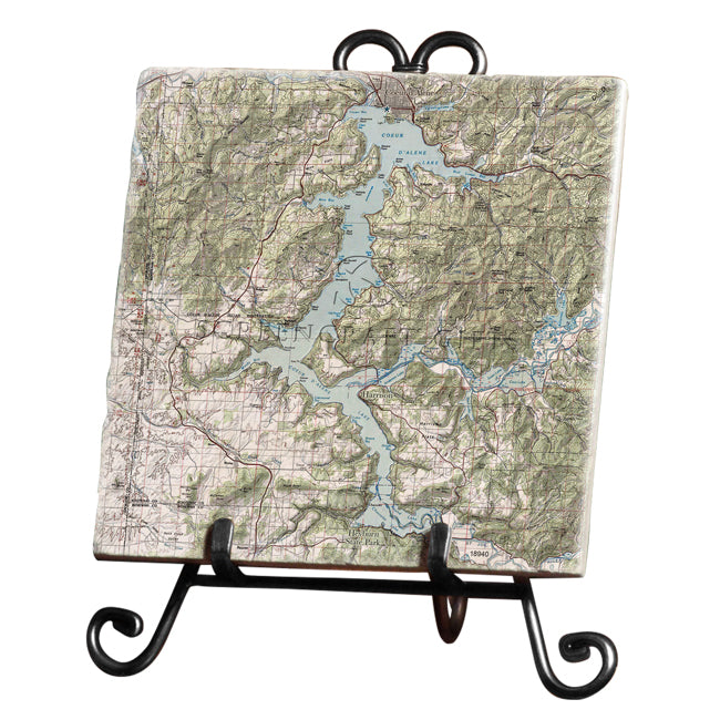 Coeur d'Alene, ID - Marble Trivet