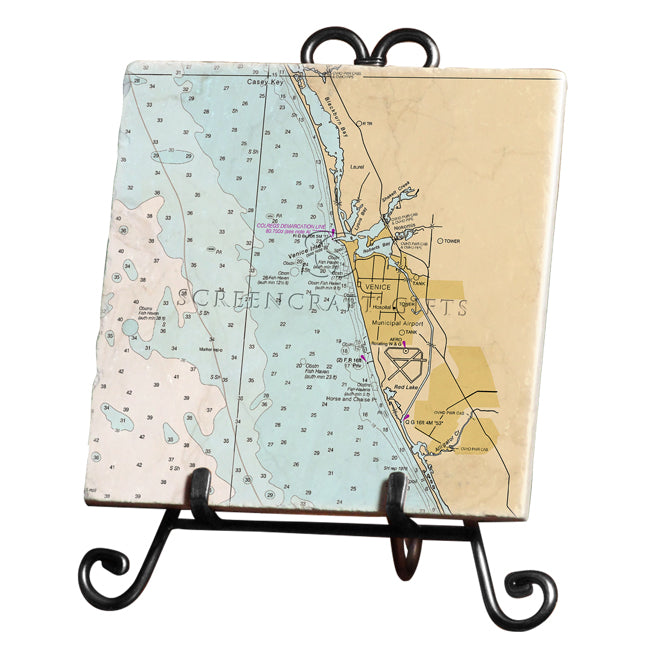 Venice, FL - Marble Trivet