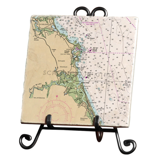 Scituate, MA - Marble Trivet