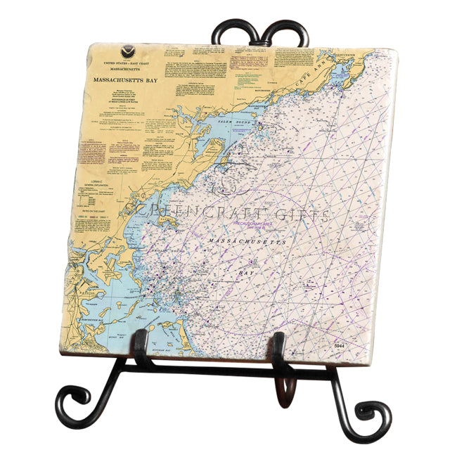 Massachusetts Bay - Marble Trivet
