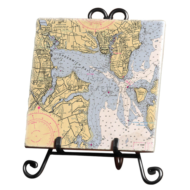 East Greenwich, RI- Marble Trivet