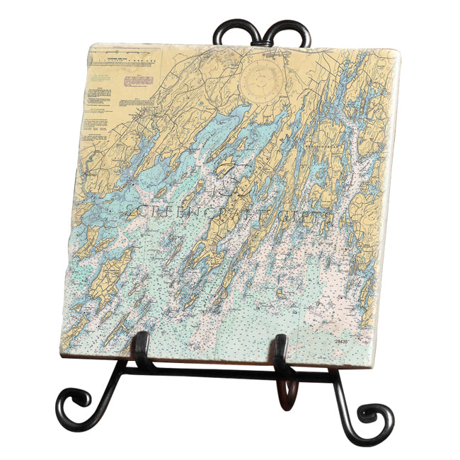 Brunswick, ME - Marble Trivet
