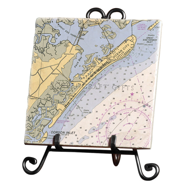 Ocean City, NJ- Marble Trivet