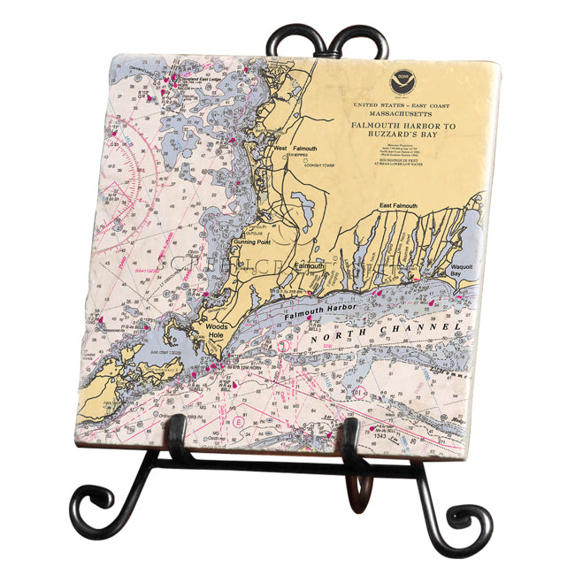 Woods Hole, MA - Marble Trivet