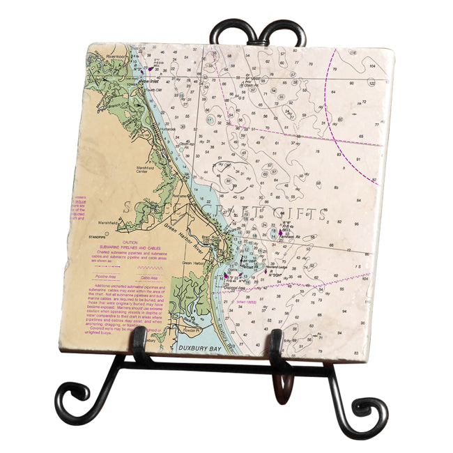 Marshfield, MA - Marble Trivet