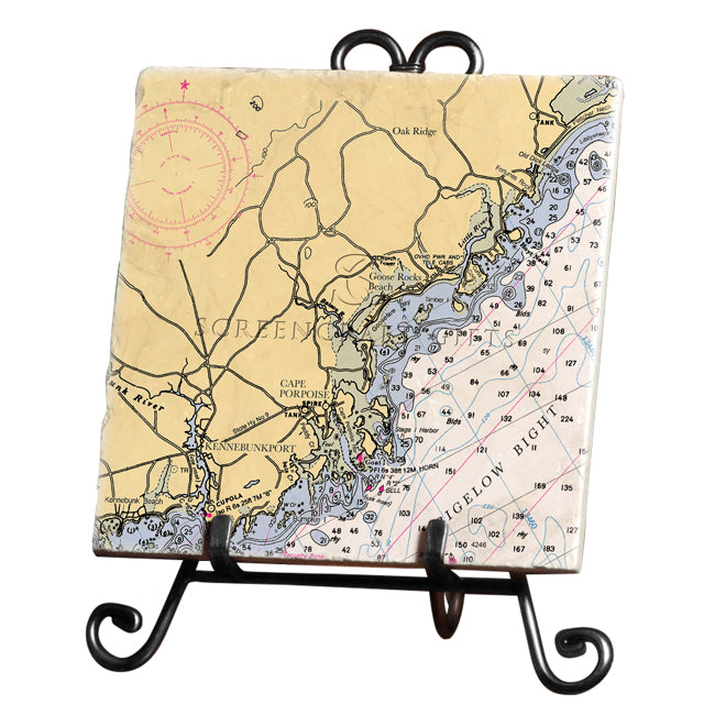 Kennebunkport, ME- Marble Trivet