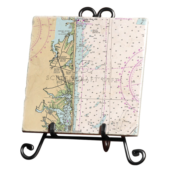 Bethany Beach, DE- Marble Trivet