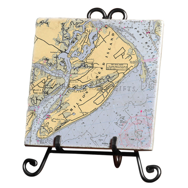 Hilton Head, SC - Marble Trivet