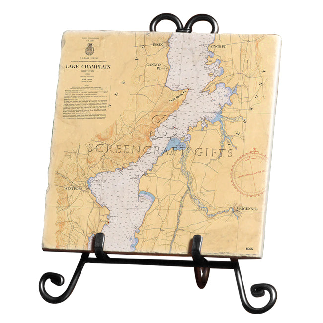 Westport, NY-  Marble Trivet