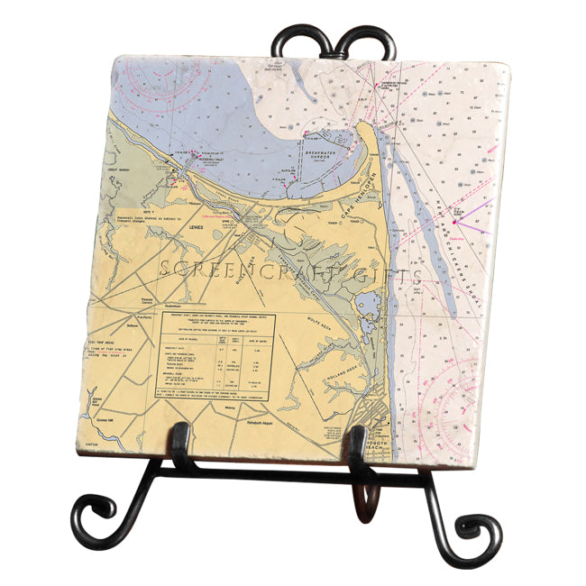 Cape Henlopen, DE- Marble Trivet