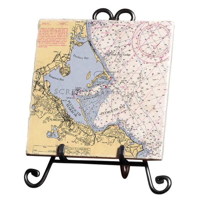 Plymouth, MA- Marble Trivet