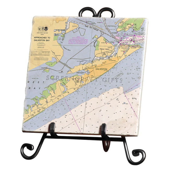 Galveston, TX - Marble Trivet