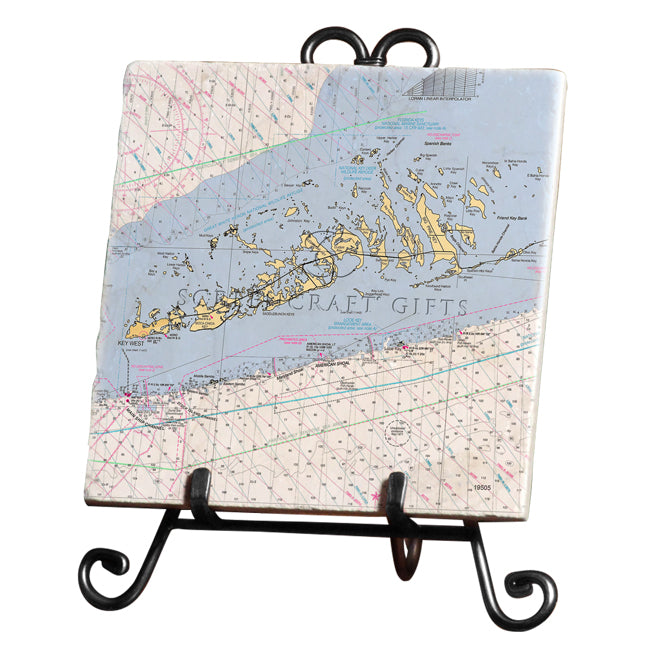 Lower Keys, FL-  Marble Trivet