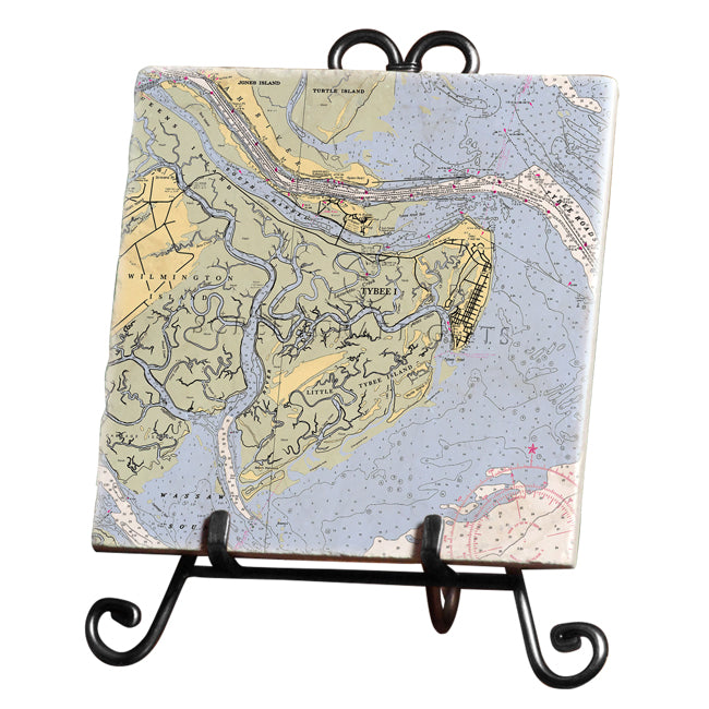Tybee Island, GA  - Marble Trivet