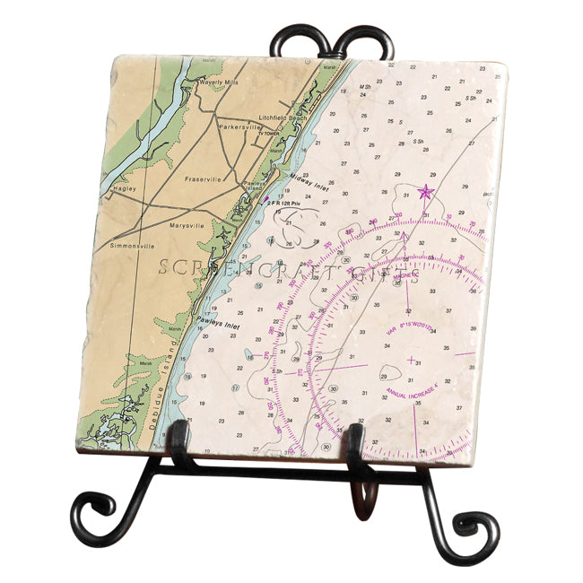 Pawleys Island, SC - Marble Trivet