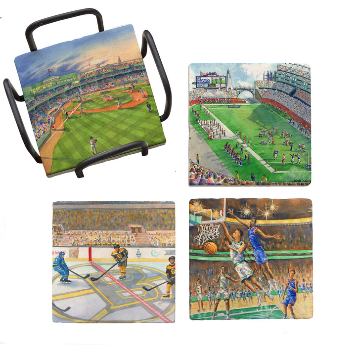 Boston Sports - Marble Coasters