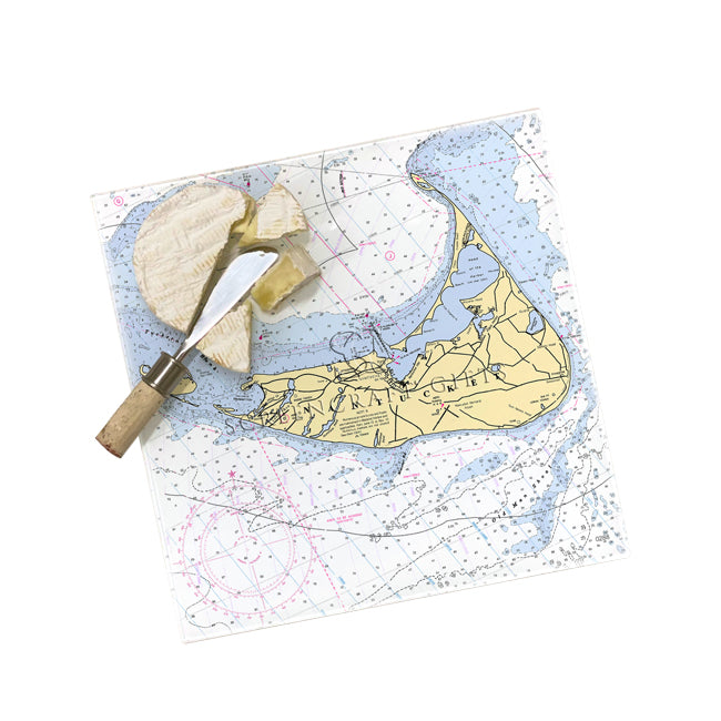 Nantucket, MA  - Glass Prep and Serve Board