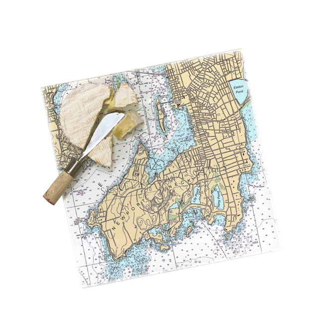 Newport Neck, RI - Glass Prep and Serve Board
