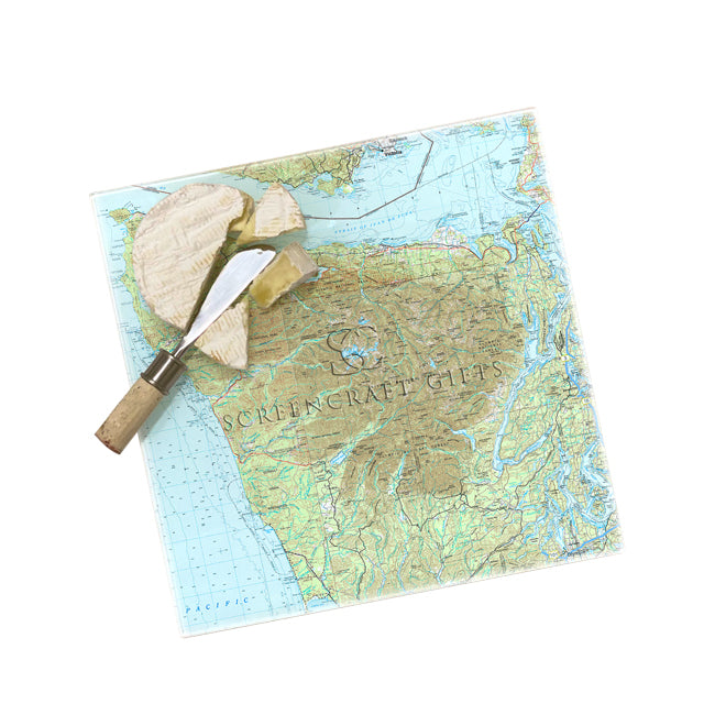 Olympic National Park-  Glass Prep and Serve Board