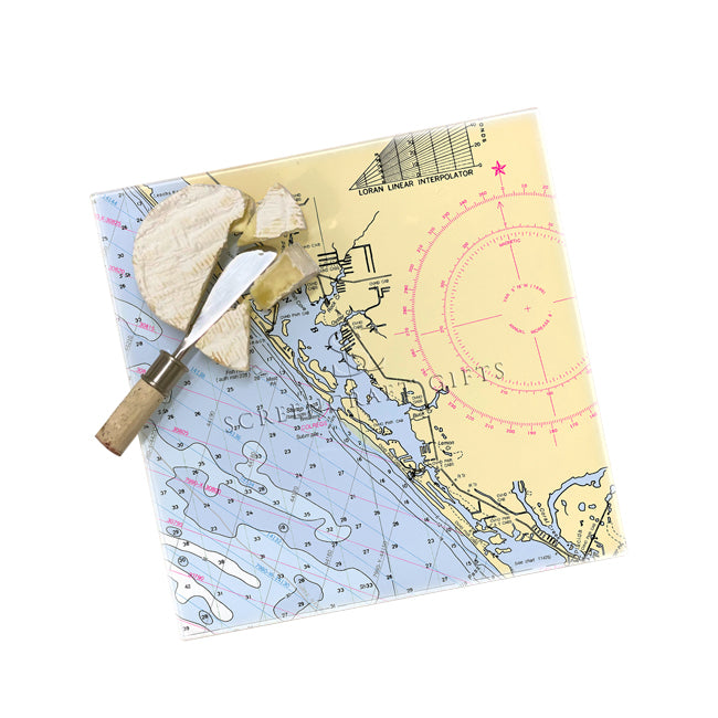 Manasota Key, FL  - Glass Prep and Serve Board