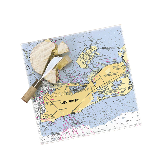 Key West, FL - Glass Prep and Serve Board