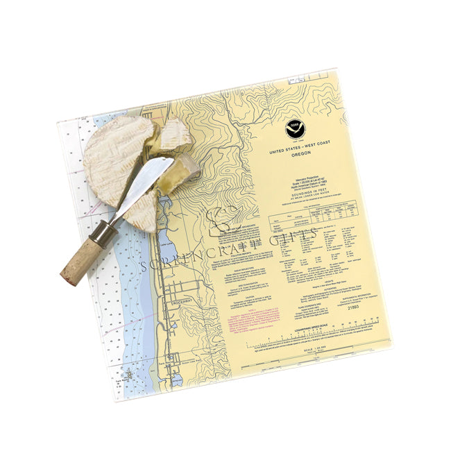 Rockaway, OR- Glass Prep and Serve Board