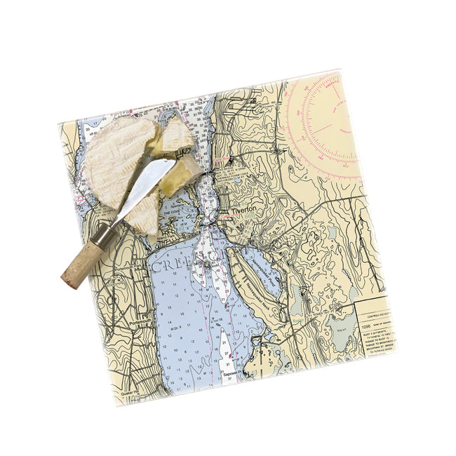 Tiverton, RI - Glass Prep and Serve Board