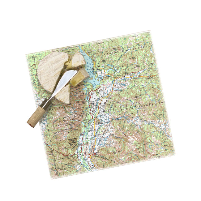 Grand Teton National Park-  Glass Prep and Serve Board