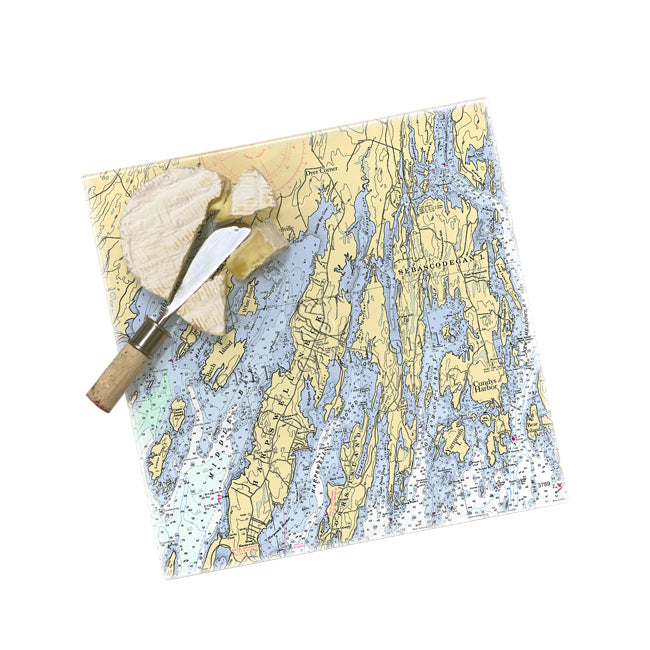 Harpswell, ME- Glass Prep and Serve Board
