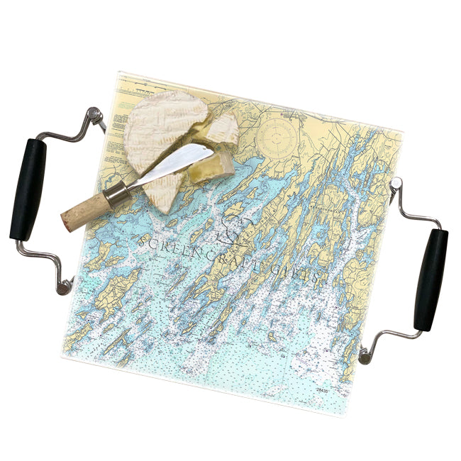 Brunswick, ME - Glass Prep and Serve Board
