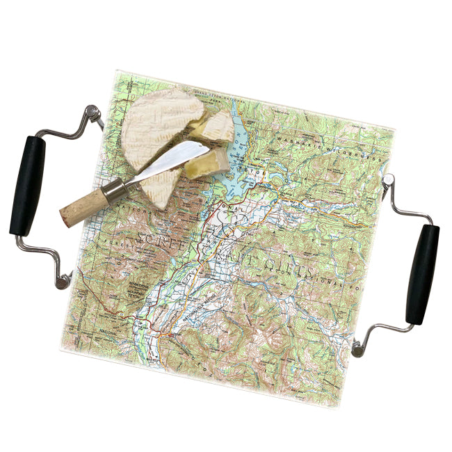 Grand Teton National Park-  Glass Prep and Serve Board