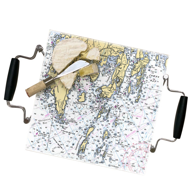 Boothbay Harbor, ME- Glass Prep and Serve Board