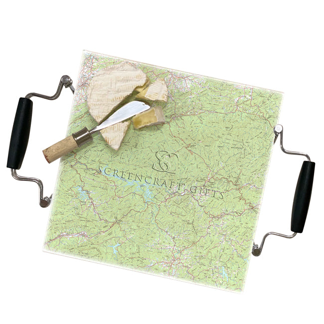 Great Smoky Mountains National Park-  Glass Prep and Serve Board