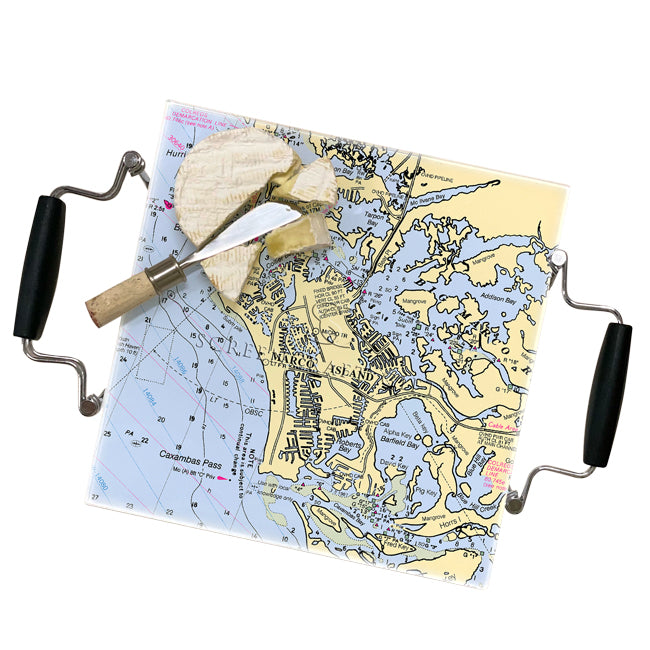 Marco Island, FL - Glass Prep and Serve Board