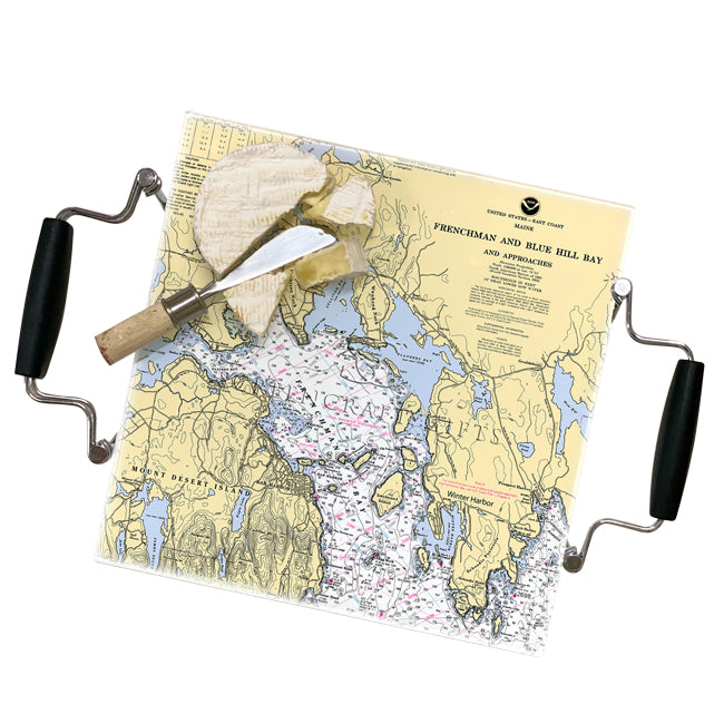 Frenchman Bay, ME- Glass Prep and Serve Board