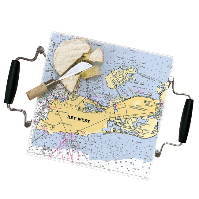 Key West, FL - Glass Prep and Serve Board