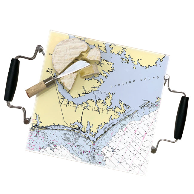 New Bern, NC - Glass Prep and Serve Board