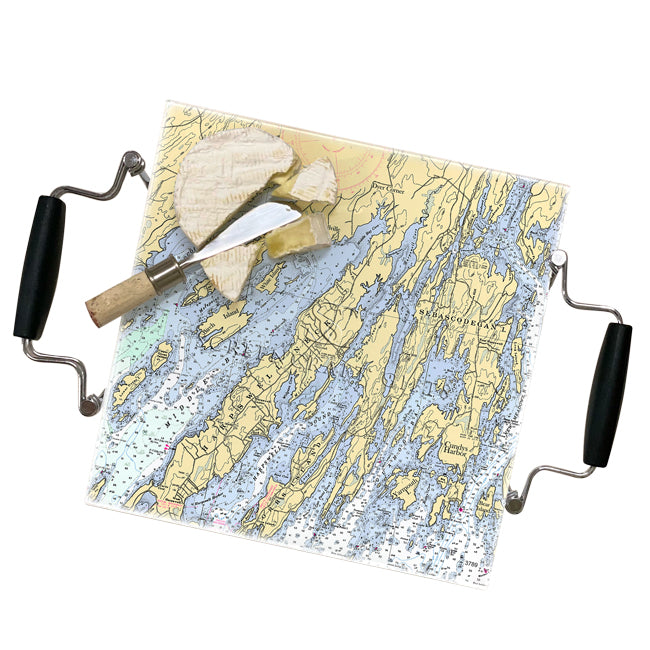 Harpswell, ME- Glass Prep and Serve Board