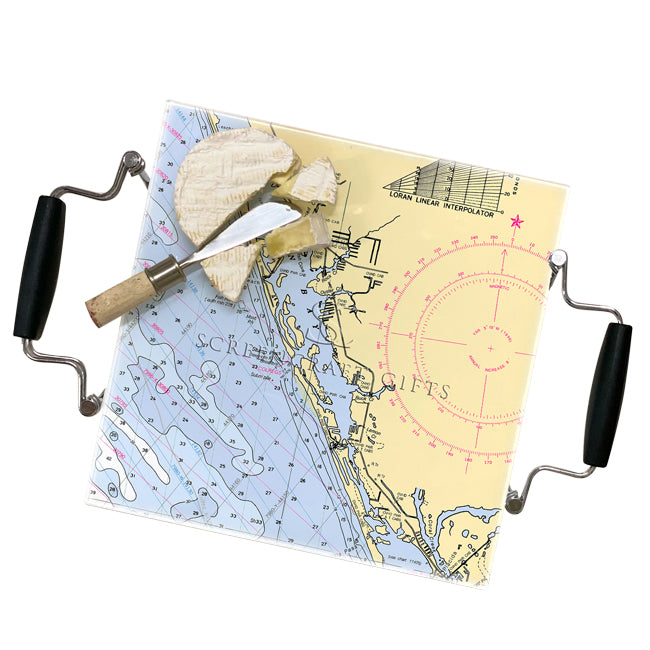 Manasota Key, FL  - Glass Prep and Serve Board