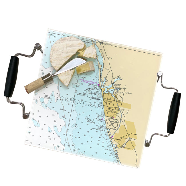 Venice, FL - Glass Prep and Serve Board