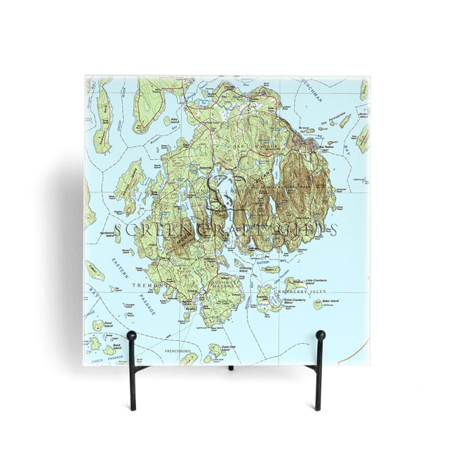 Acadia National Park-  Glass Prep and Serve Board