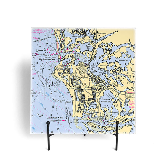 Marco Island, FL - Glass Prep and Serve Board