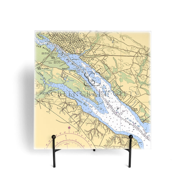 Washington, NC- Glass Prep and Serve Board