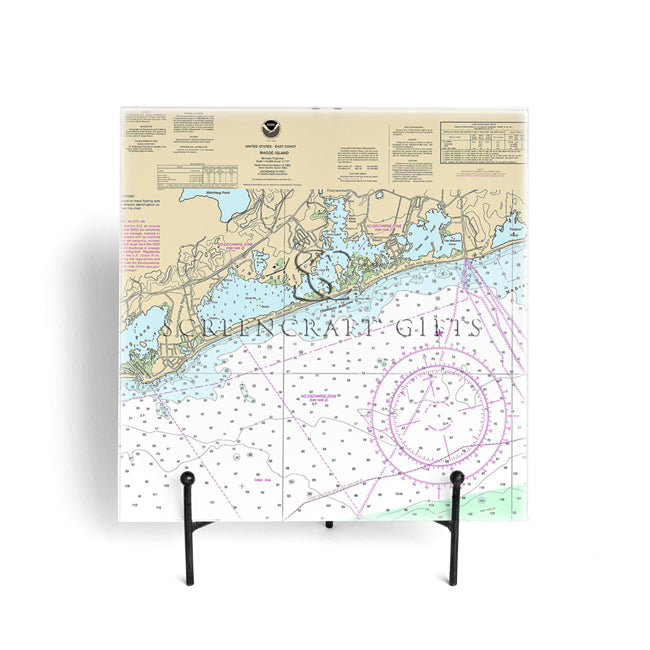 Charlestown, RI - Glass Prep and Serve Board