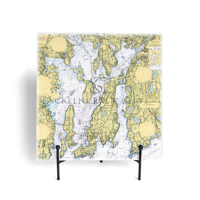 Narragansett Bay- Glass Prep and Serve Board