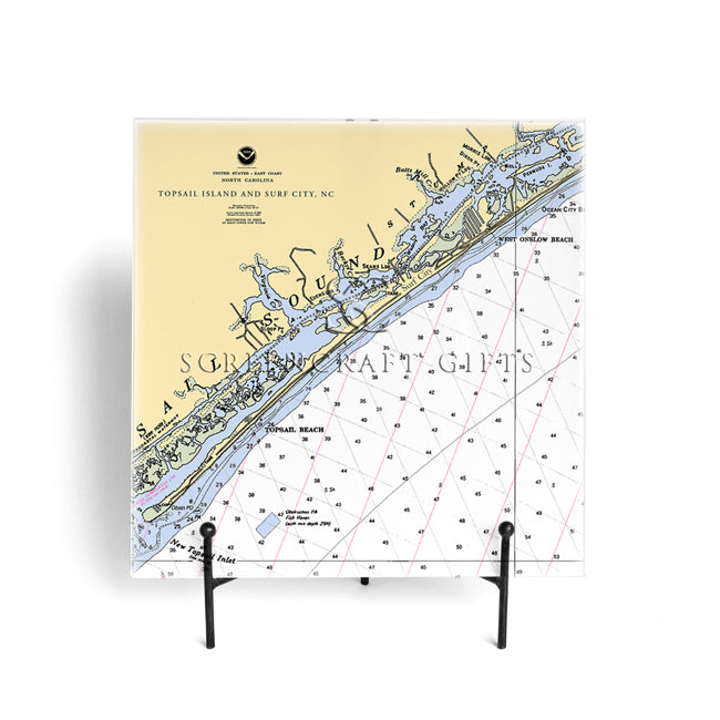 Surf City, NC  - Glass Prep and Serve Board