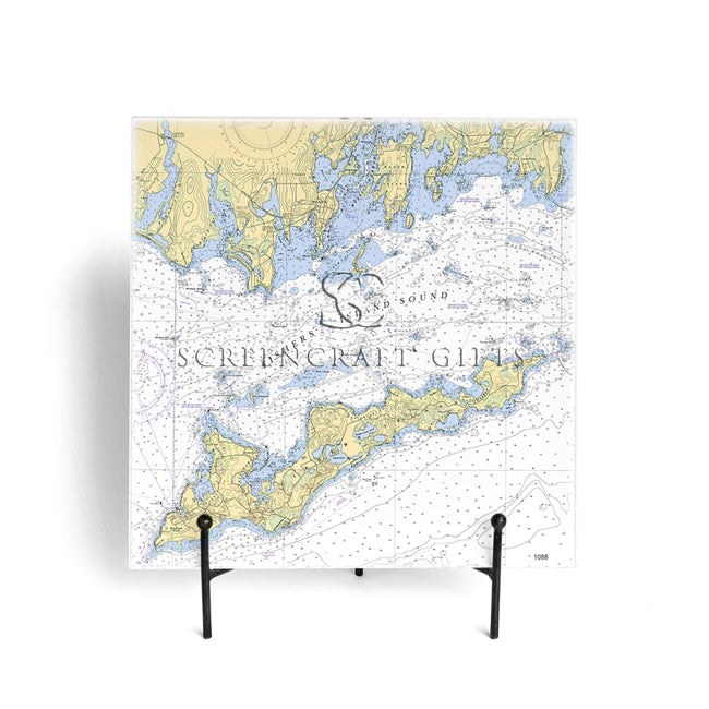 Fishers Island, NY - Glass Prep and Serve Board