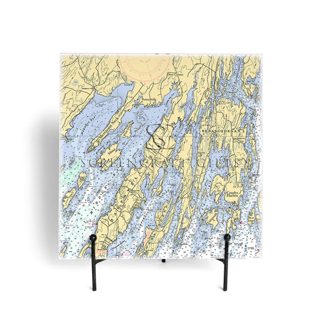 Harpswell, ME- Glass Prep and Serve Board
