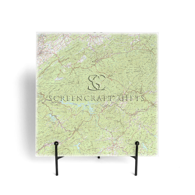 Great Smoky Mountains National Park-  Glass Prep and Serve Board